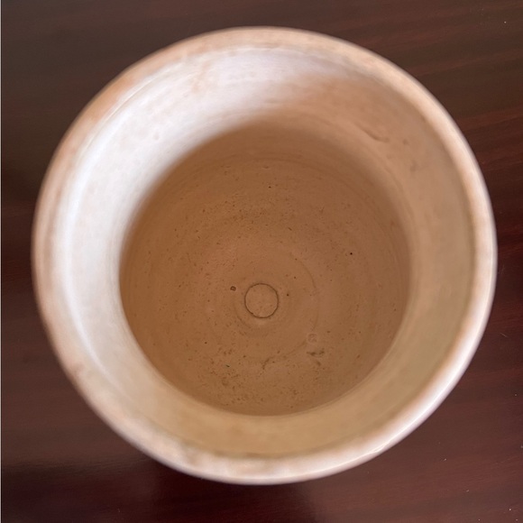 Ceramic Herb Jar, Handmade Lidded Pottery Jar, Rustic Sgraffito Leaves - Picture 10 of 14